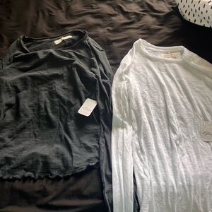 2 free people long sleeve shirts 30 each!